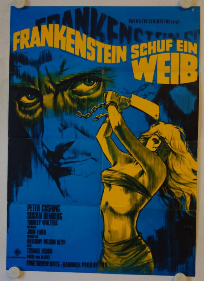 Frankenstein Created Woman original release german movie poster